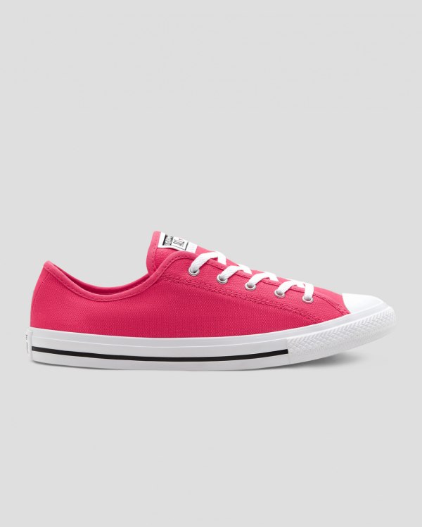 Converse Chuck Taylor All Star Dainty Lyserød Sko Danmark - Converse Lave Sneakers Dame - 32457ZBNK